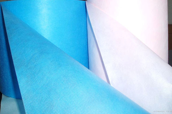 Factory Printed TNT Dot Pattern Breathable PP Non Woven Fabric For Bag Bed Sheet