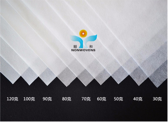 Eco Friendly White PP Non Woven Fabric With Dot Pattern Waterproof Roll Packing